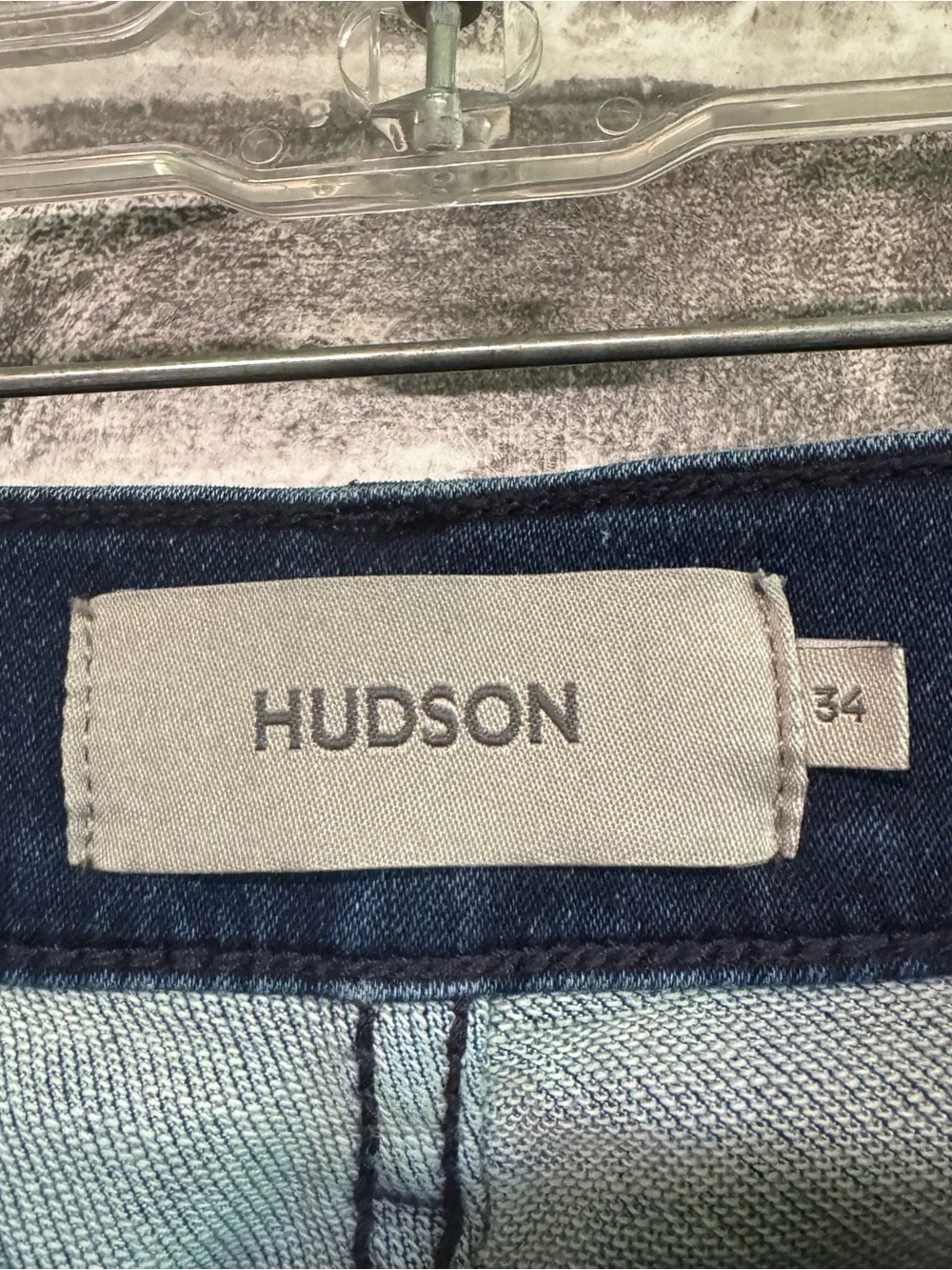 Hudson Blake Slim Straight jeans Blue shadow wash